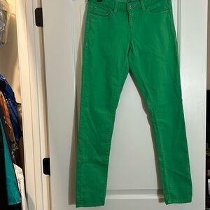 North Face green skinny jeans 2